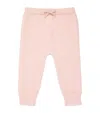 Harrods Cashmere Pointelle Trousers In Pink