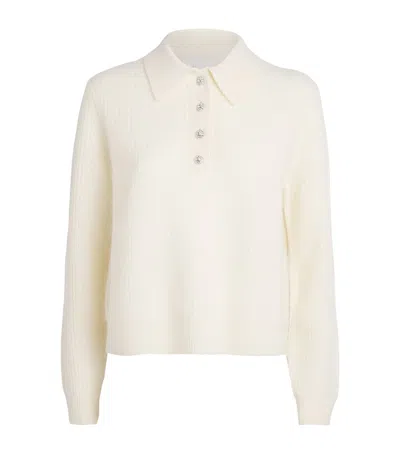 Harrods Cashmere Polo Sweater In Red