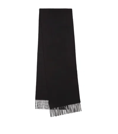 Harrods Cashmere Scarf In Black