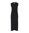 Harrods Cashmere Sleeveless Midi Dress In Black
