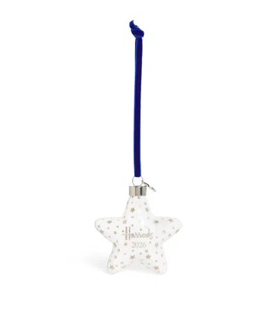 Harrods Ceramic 2026 Bauble In White