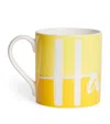 Harrods Ceramic Logo Mug In Yellow