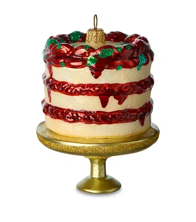 Harrods Cherry Cake Tree Decoration