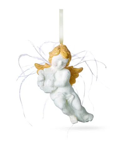 Harrods Cherub Tree Decoration In Gold