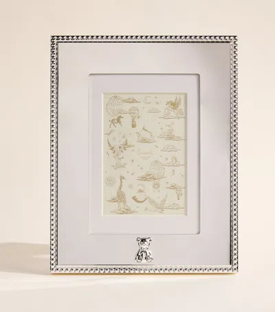 Harrods Christening Photo Frame In Silver