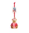 Harrods Christmas Bear Tree Decoration In Brown