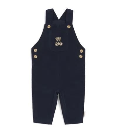 Harrods Kids'  Corduroy Dungarees In Navy