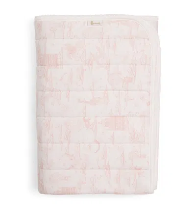 Harrods Cotton Jersey Balloon Throw In Gray