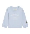 Harrods Cotton Logo Sweatshirt In Blue