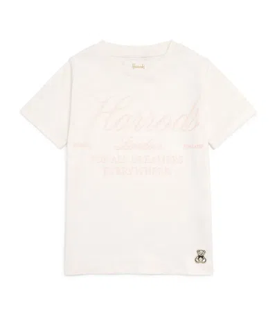 HARRODS COTTON LOGO T-SHIRT