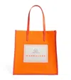 Harrods Cotton Marmalade Condiments Shopper Bag In Orange