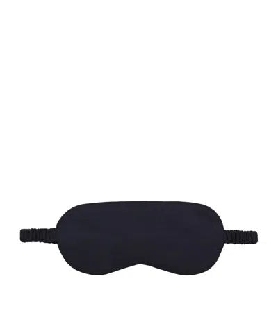 Harrods Cotton Sleep Mask In Navy