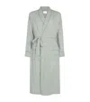 Harrods Cotton Stripe Robe In Gray