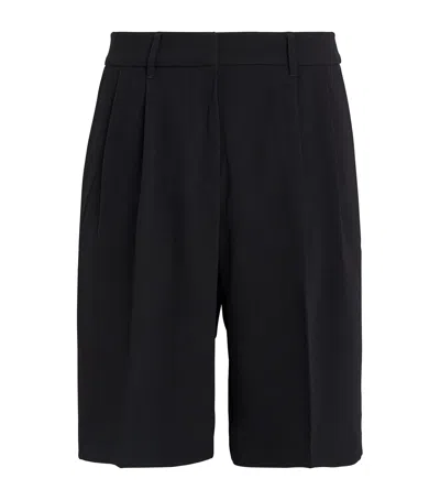 Harrods Crepe Pleated Bore Shorts