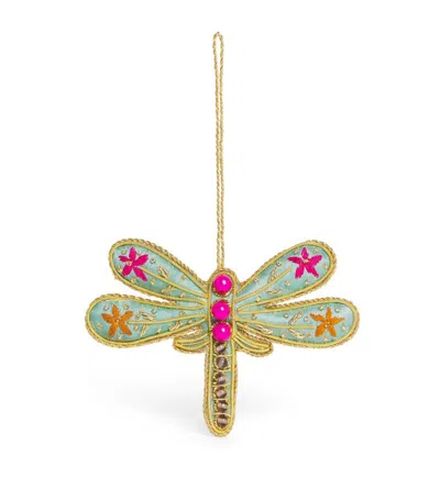 Harrods Dragonfly Tree Decoration In Black