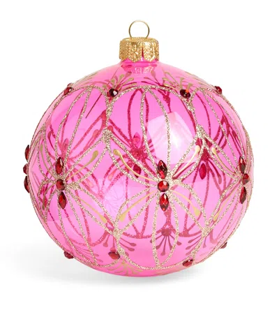 Harrods Embellished Bauble In Pink