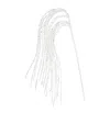 Harrods Embellished Cascade Hanging Needle Stem In White