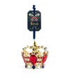 Harrods Embellished Crown Tree Decoration In Multi