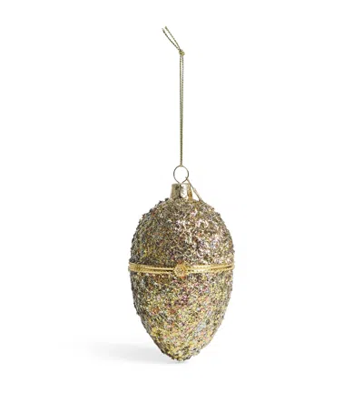 Harrods Embellished Egg Bauble