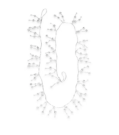 Harrods Embellished Garland In Transparent
