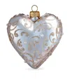 Harrods Embellished Heart Tree Decoration In Pink