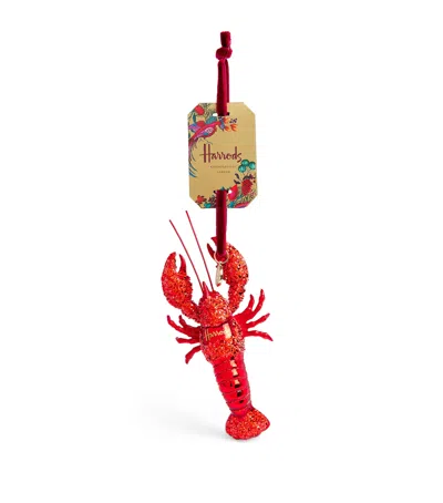 Harrods Embellished Lobster Tree Decoration