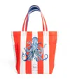 Harrods Embellished Octopus Tote Bag
