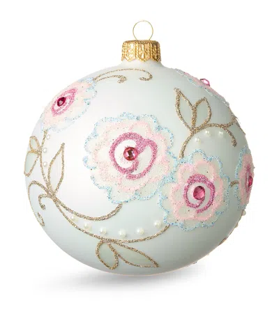 Harrods Embellished Rose Bauble