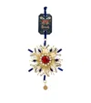 Harrods Embellished Snowflake Tree Decoration In Silver