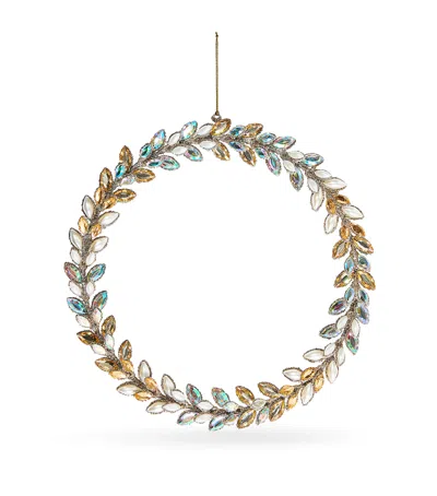 Harrods Embellished Wreath In Multi