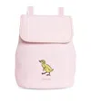 Harrods Embroidered Backpack In Pink