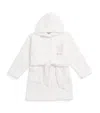 Harrods Embroidered Bathrobe In White