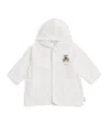 Harrods Embroidered Bathrobe In White