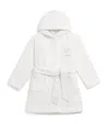 Harrods Embroidered Crown Bathrobe In White