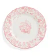 Harrods Fine Bone China Toile Side Plate In Pink