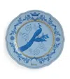 Harrods Fine China Menagerie Plate In Blue