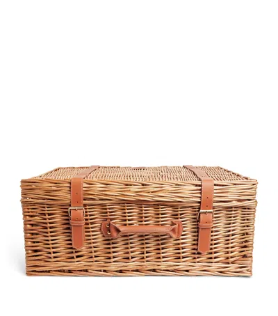 Harrods Fitted Picnic Hamper For 4