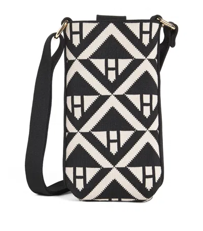 Harrods Geo Jacquard Phone Pouch