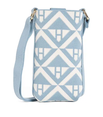 Harrods Geo Jacquard Phone Pouch