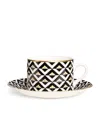 Harrods Geometric Tea Cup And Saucer Set