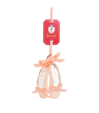 Harrods Glass Ballet Slippers In Pink
