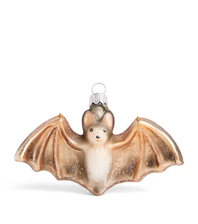 Harrods Glass Bat Tree Decoration In Brown