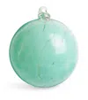 Harrods Glass Bauble In Green