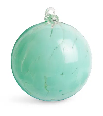 Harrods Glass Bauble In Green