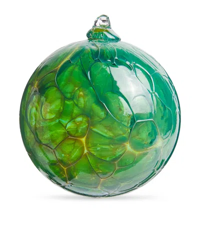 Harrods Glass Bauble In Silver
