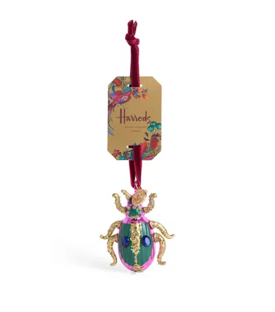 Harrods Glass Bug Ornament