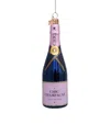 Harrods Glass Champagne Tree Decoration In White
