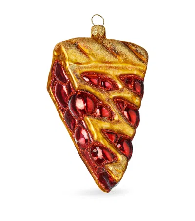 Harrods Glass Cherry Pie Tree Decoration