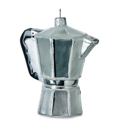 Harrods Glass Coffee Maker Tree Decoration