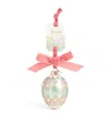 Harrods Glass Easter Egg Decoration In Multi